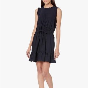 NWT Cinq a Sept Navy Silk Dress